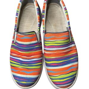 Dansko Belle stripped Arch Support Shoes 7.5